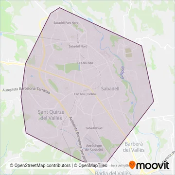 TUS coverage area map