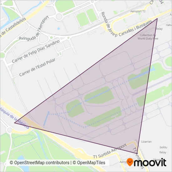 AENA coverage area map