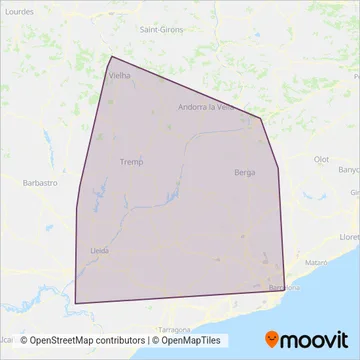 ALSA - Alsina Graells coverage area map