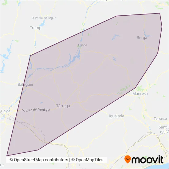 ALSA - Alsina Graells coverage area map