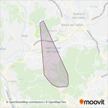 Moventis Shotl Sant Cugat coverage area map