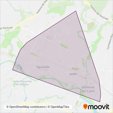 Masats coverage area map