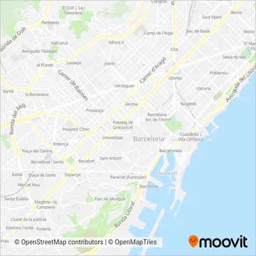 ANDBUS coverage area map