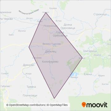 АЛЕКС ОК coverage area map