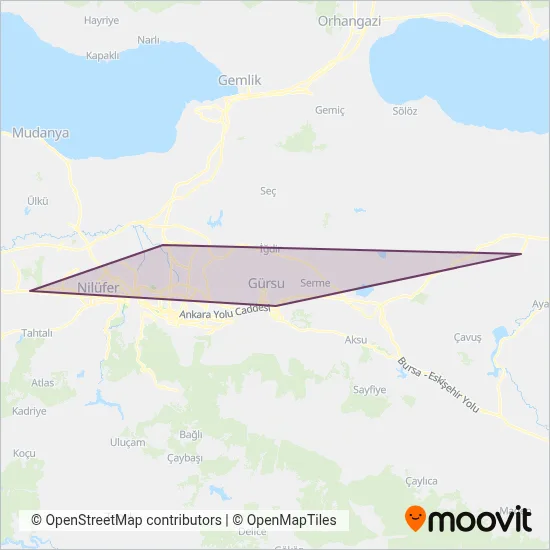 BBBUS coverage area map