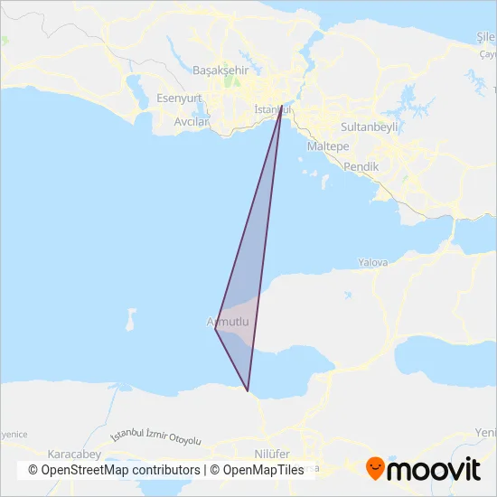 BUDO coverage area map
