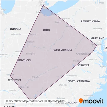 Greyhound-us coverage area map