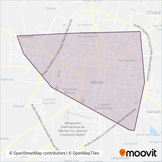 Mapa del área de cobertura de FRENTE ÚNICO DE TRABAJADORES DEL VOLANTE