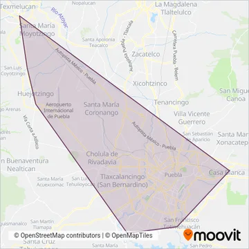 RUTA coverage area map