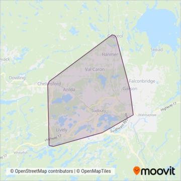 GOVA Transit coverage area map