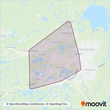 GOVA Transit coverage area map