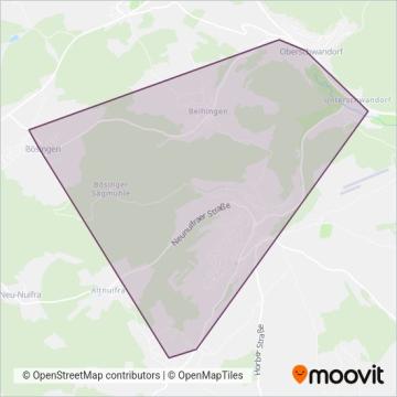 Teinachtal-Reisen coverage area map