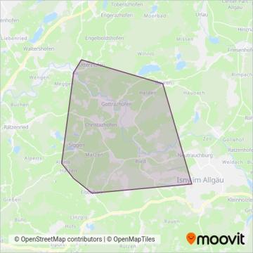 Omnibusverkehr Volk coverage area map