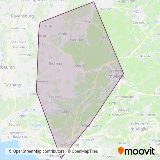 Schuler coverage area map