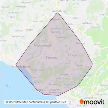 Strauss coverage area map