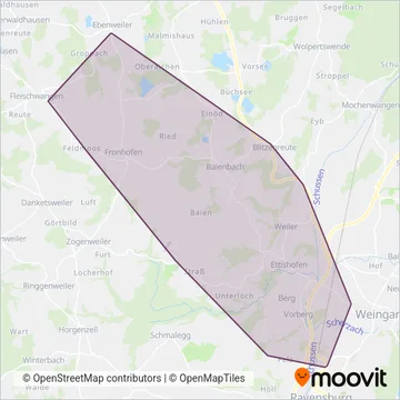Omnibus Grabherr coverage area map