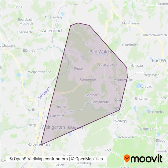 Omnibus Müller coverage area map