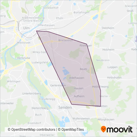 Weidachstein coverage area map