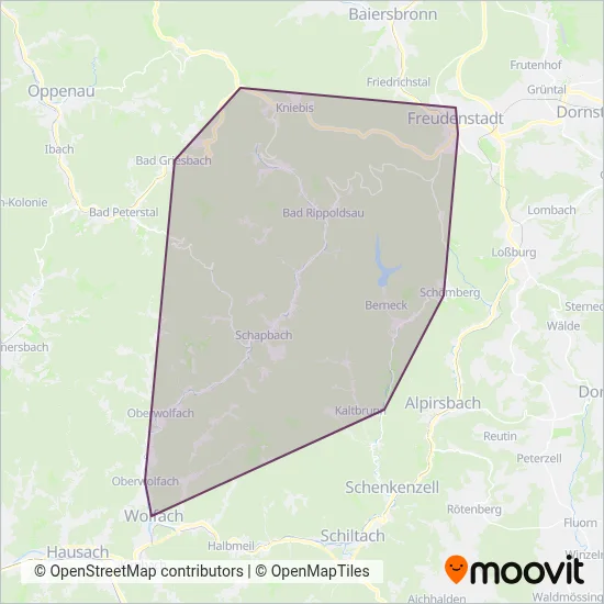 Katz GmbH & Co.KG coverage area map