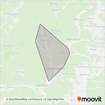 Wolpert Autoverkehr coverage area map