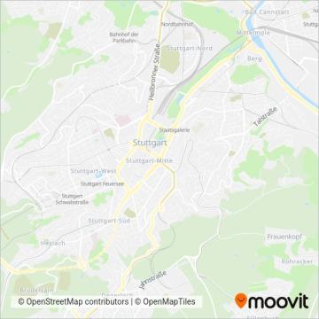 DB (Tram) coverage area map