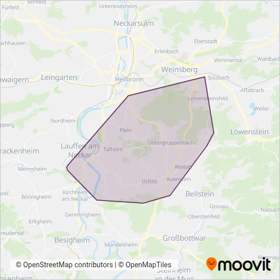 Friedrich Gross OHG coverage area map