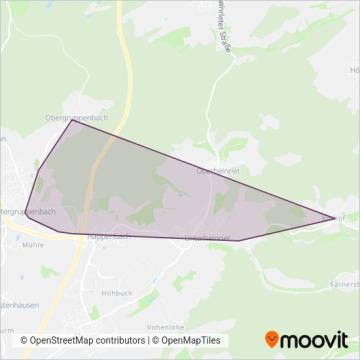 Taxi Gabriel GmbH coverage area map