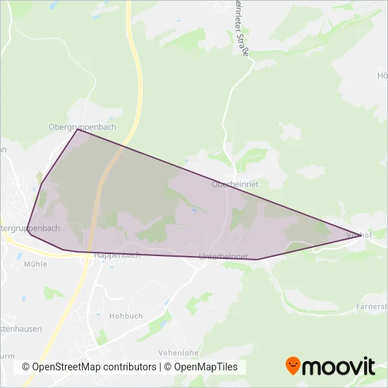 Taxi Gabriel GmbH coverage area map