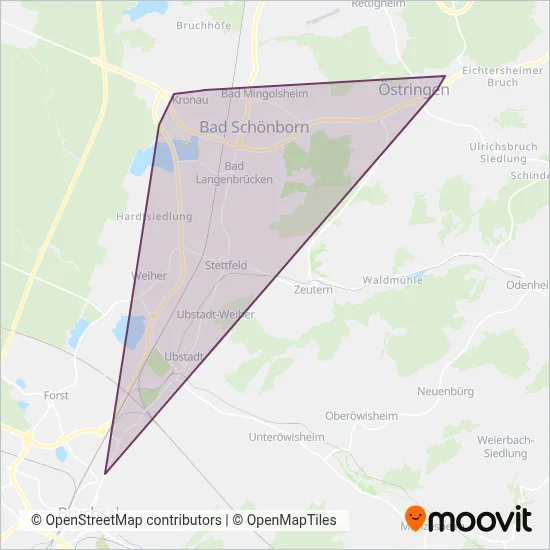 Hassis Reisen GmbH coverage area map