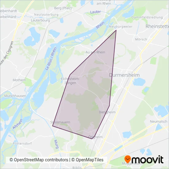 Taxi Bitterwolf coverage area map