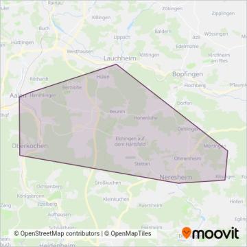 Beck+Schubert coverage area map