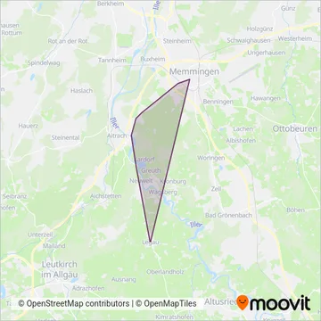 Brandner Unterallgäu KG coverage area map