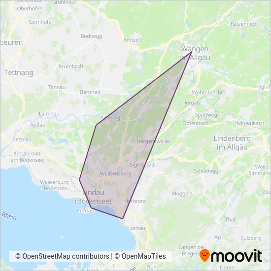 RBA Lindau coverage area map