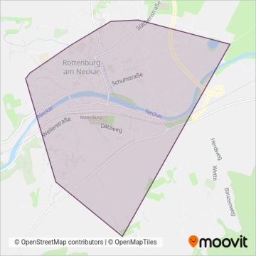 Stadt Rottenburg a.N coverage area map