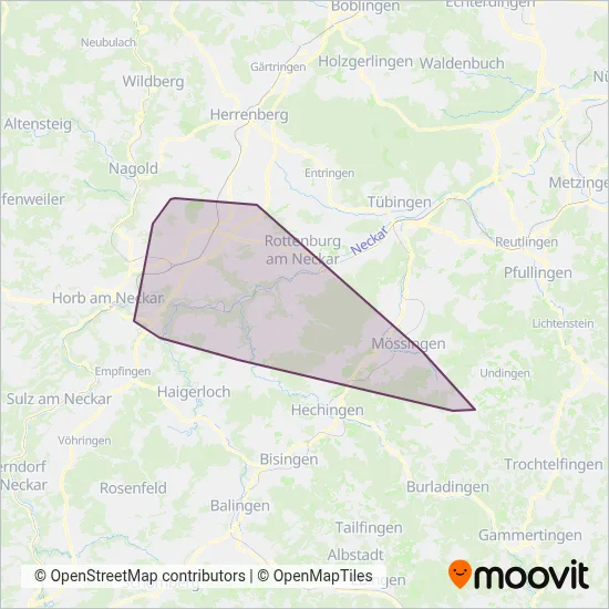 Edel Reisen coverage area map