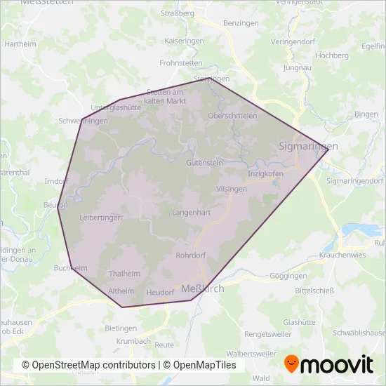 Beck GmbH coverage area map