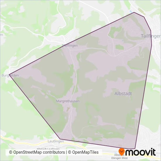 Eissler Reisen GmbH coverage area map