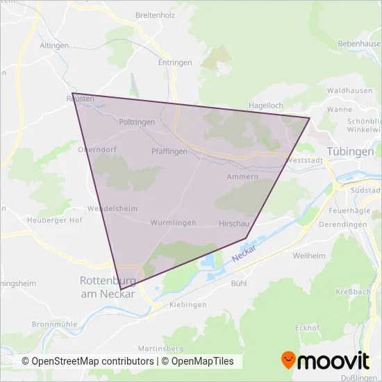 Omnibus Groß GmbH coverage area map