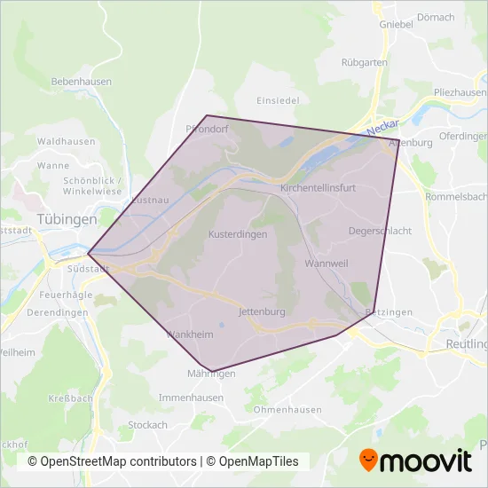 Kurz GmbH coverage area map