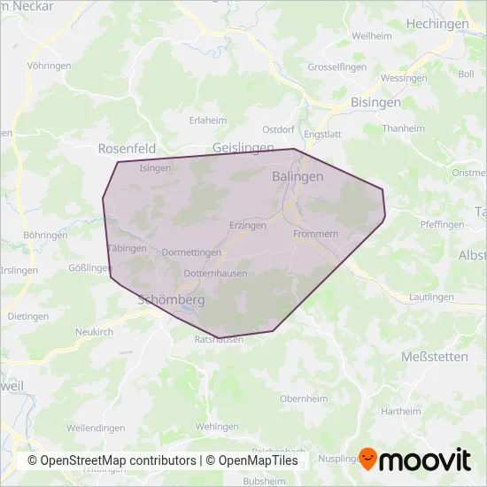 Maas GmbH coverage area map