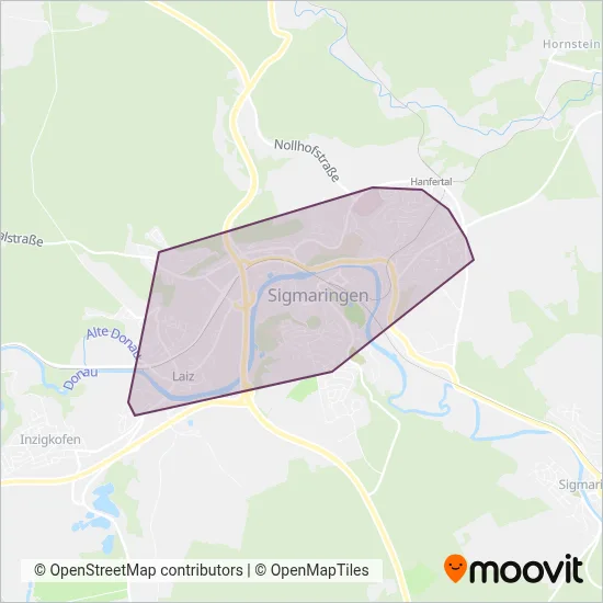 Stadtwerke Sigmar. coverage area map