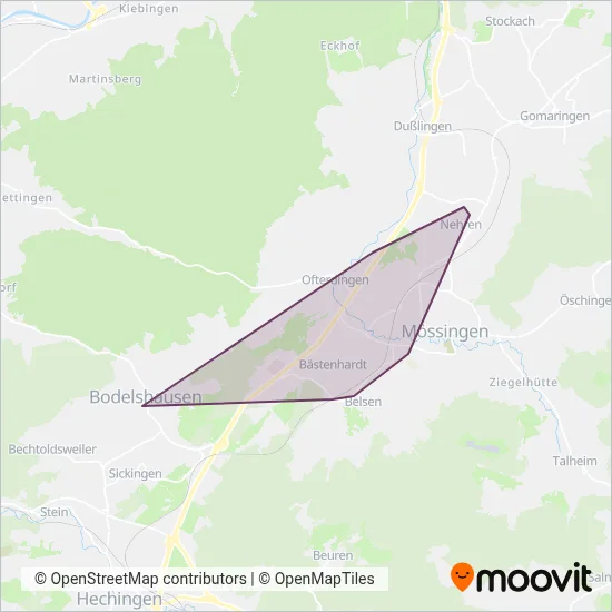 Fahrtenservice Knoll coverage area map