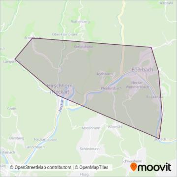 Stadtwerke Eberbach coverage area map