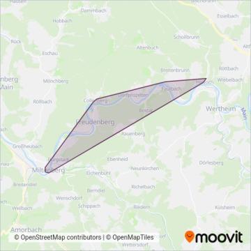 Verkehrsg. Untermain coverage area map