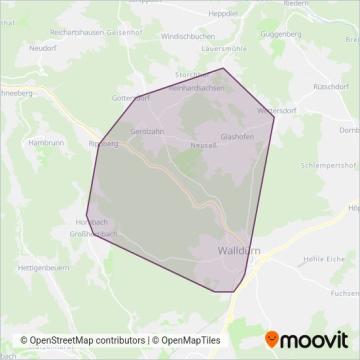 FA. Berberich GmbH coverage area map