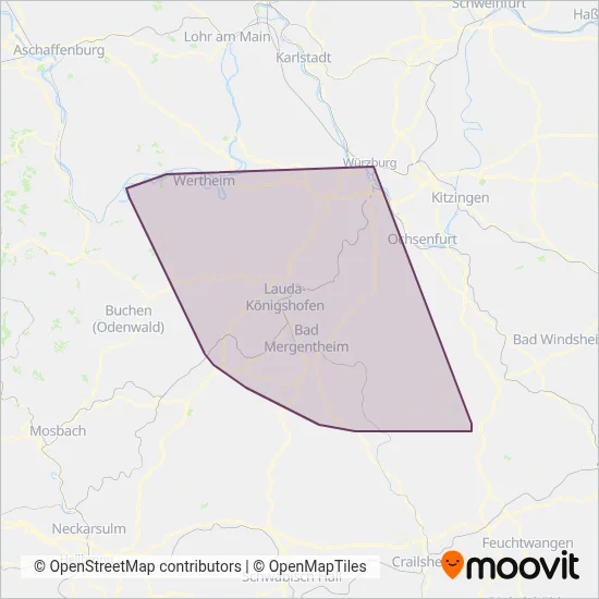 VerkehrsGesellschaft Main-Tauber mbH (VGMT) Verbundsgebiet