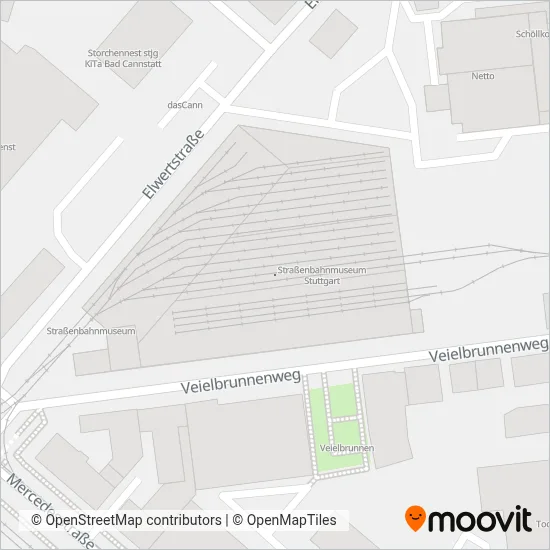 Straßenbahnwelt Stuttgart coverage area map