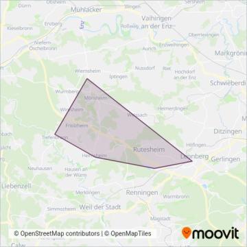 Seitter coverage area map