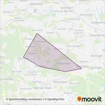 Seitter coverage area map