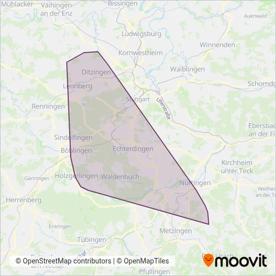 WEG (Rail) coverage area map